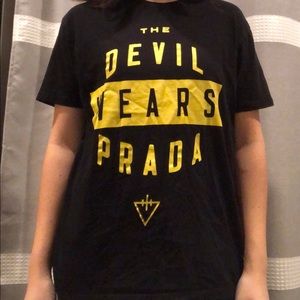 The Devil Wears Parada band Tshirt.